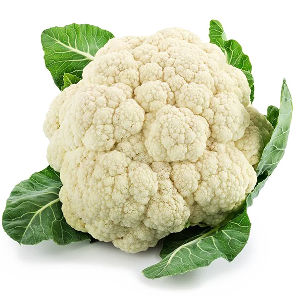 Whole Cauliflower Vegetable PNG Transparent Background