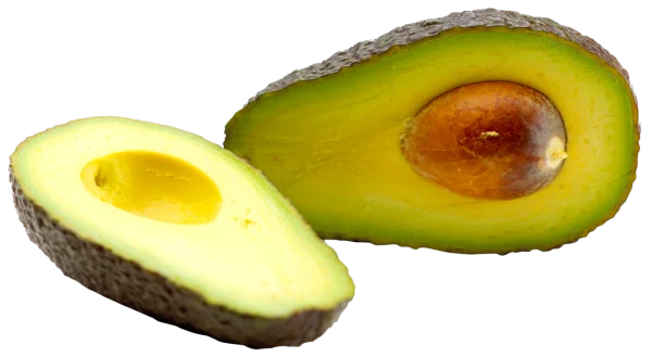 Sliced Avocado PNG Transparent Background