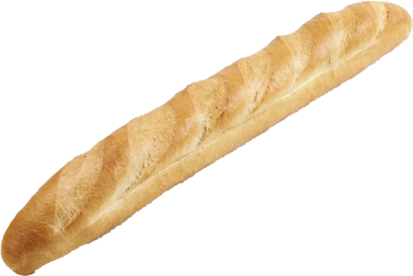 Golden Baguette Bread PNG Transparent Background