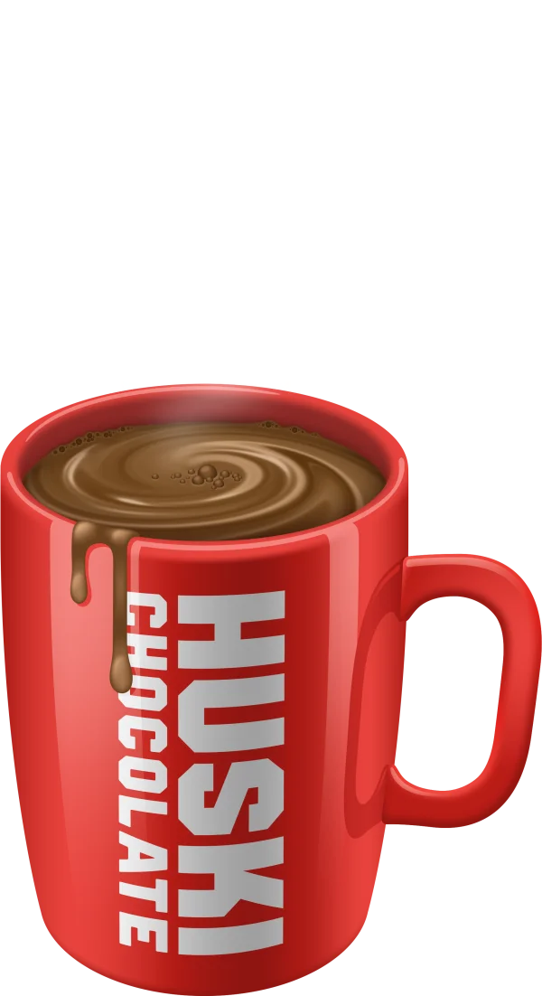 Red Hot Chocolate Mug with Steam PNG Transparent Background