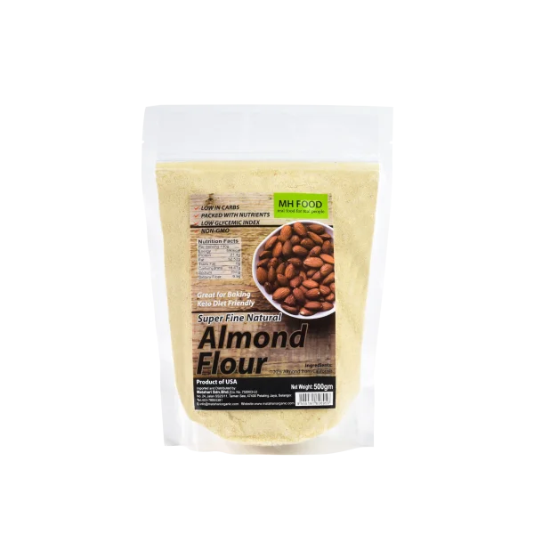 MH Food Super Fine Almond Flour Package PNG Transparent