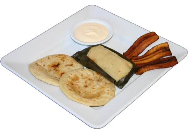 Latin American Food Plate PNG Transparent Background