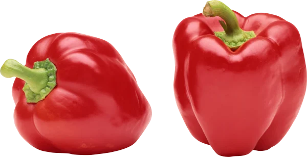Red Bell Peppers PNG Transparent Background