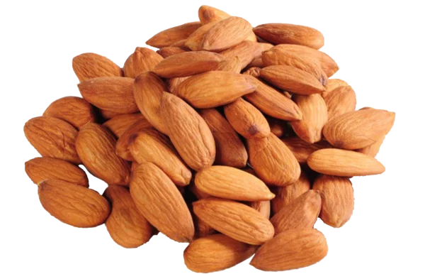 Pile of Raw Almonds PNG Transparent Background