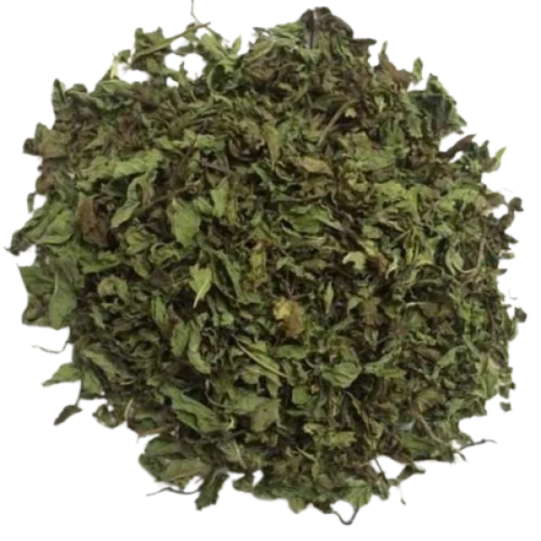 Dried Mint Leaves Pile PNG Transparent Background