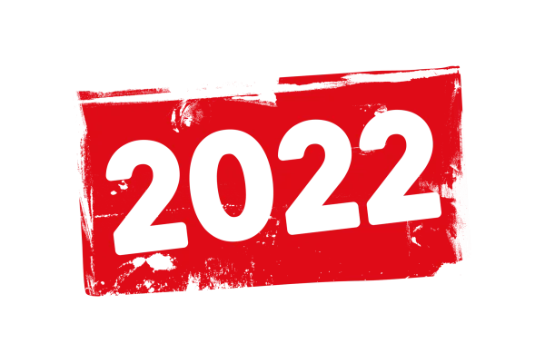 2022 Distressed Red Stamp PNG