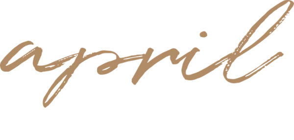 April Brush Script Text PNG Transparent