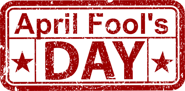 Distressed April Fool's Day Stamp PNG
