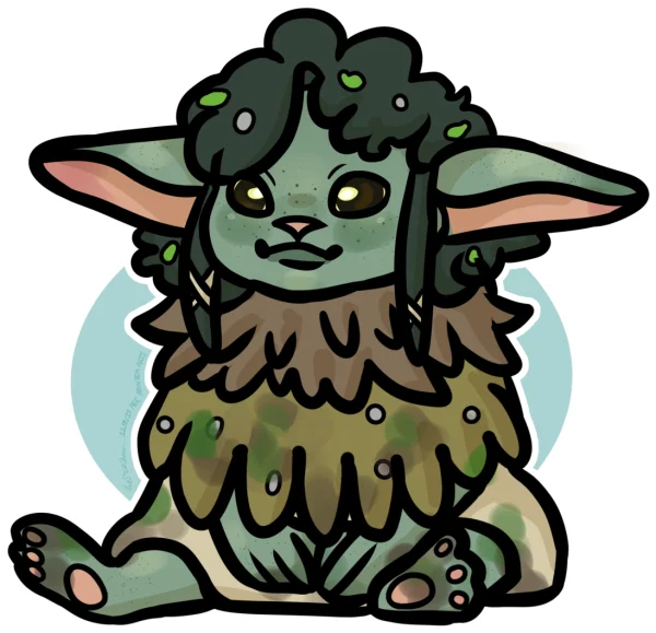 Cute Forest Goblin Creature PNG