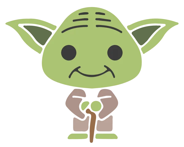 Cute Green Alien Character PNG Transparent Background