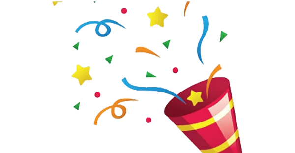 Party Popper Confetti Explosion PNG