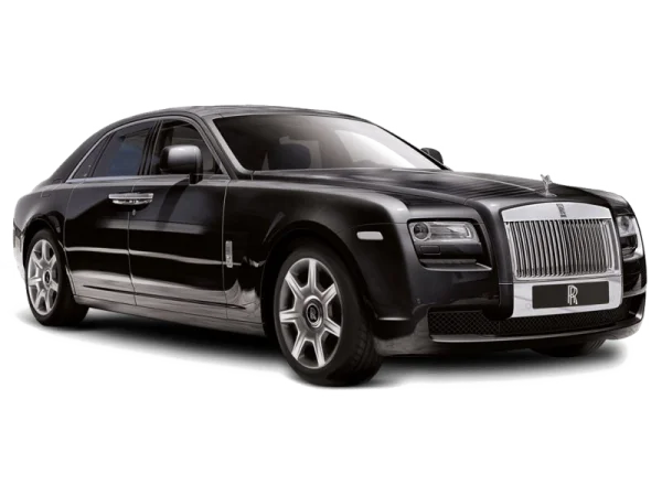 Black Rolls-Royce Ghost Car PNG Transparent Background