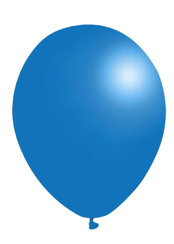 Blue Balloon PNG Transparent Background