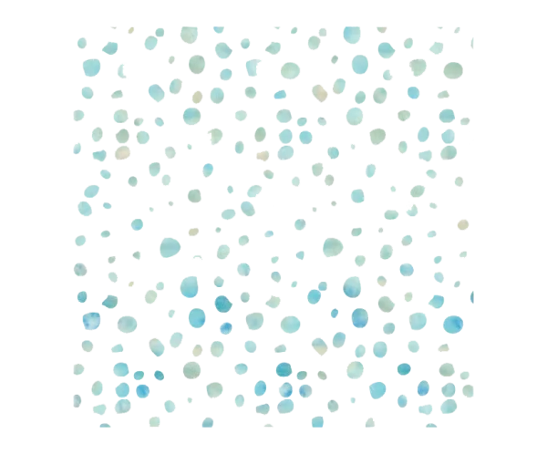 Light Blue Watercolor Dots Pattern Transparent PNG