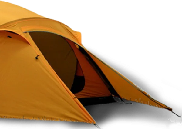 Orange Camping Tent Transparent Background PNG