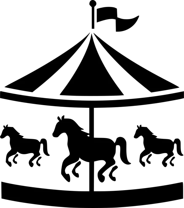 Carousel Outline PNG Transparent Background
