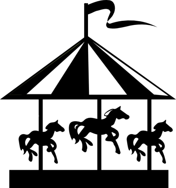Carousel Silhouette PNG