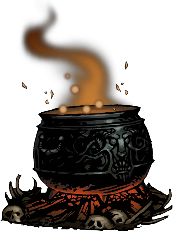 Dark Fantasy Cauldron Potion Transparent PNG