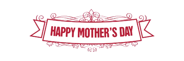 Happy Mother's Day Banner Transparent PNG