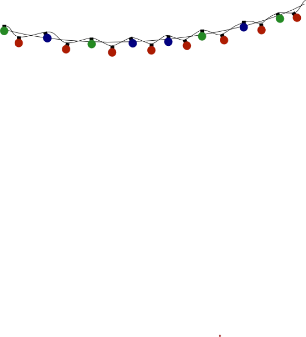 Colorful String Lights PNG Transparent Background