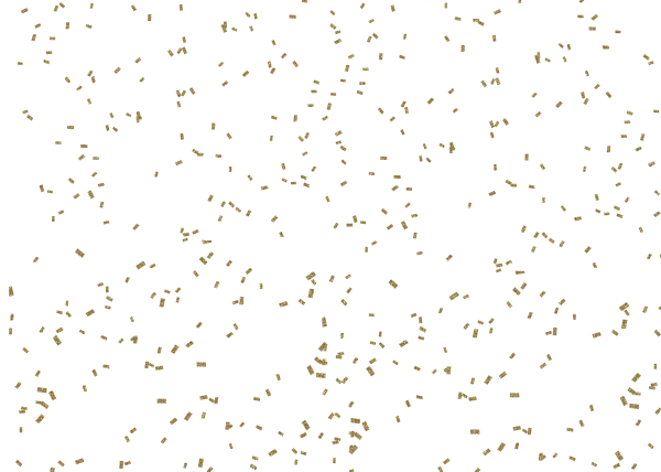 Golden Confetti PNG Transparent Background