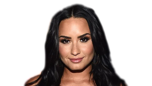 Demi Lovato Headshot PNG Transparent Background