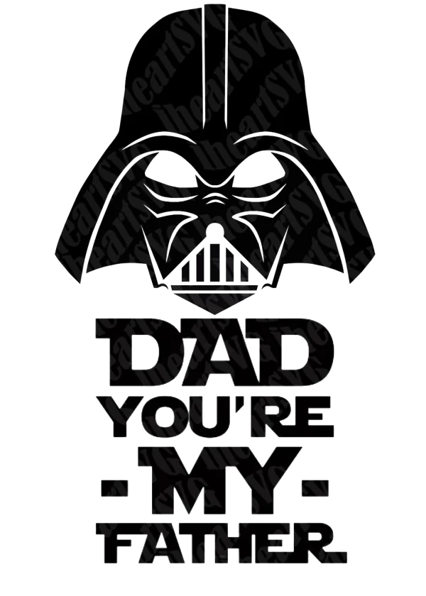 Darth Vader Dad You're My Father PNG