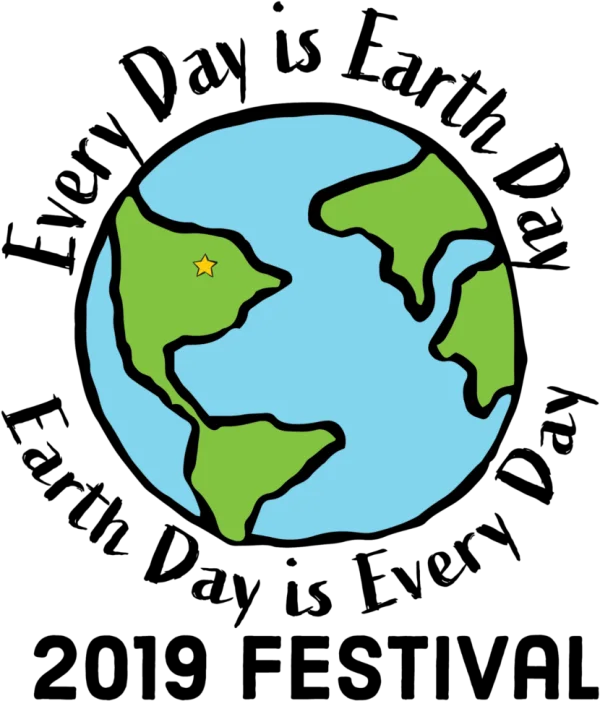 Cartoon Earth Globe with Star PNG Transparent