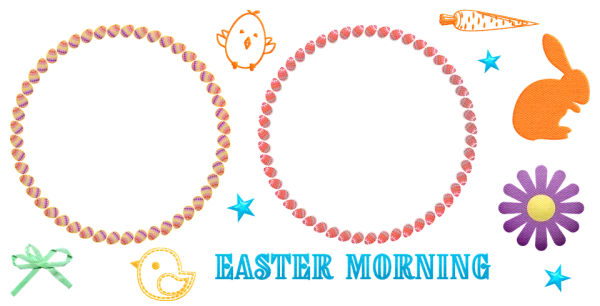 Easter Morning Holiday Elements PNG Pack