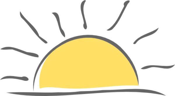 Yellow Half Circle Graphic PNG Transparent