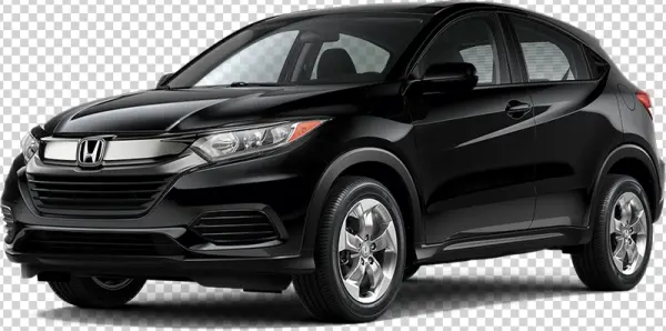Black Honda HR-V SUV PNG Transparent Background