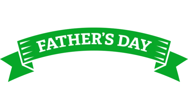 Father's Day Sale Banner PNG Transparent Background