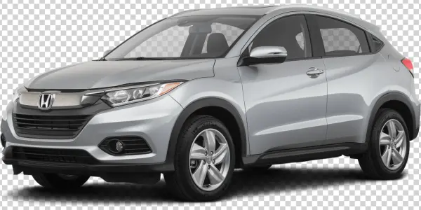 Silver Honda HR-V Crossover PNG Transparent Background