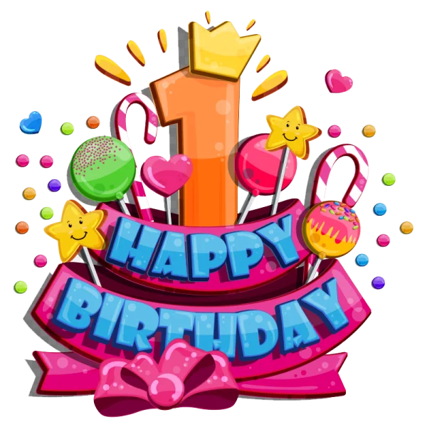 First Birthday Celebration PNG Transparent