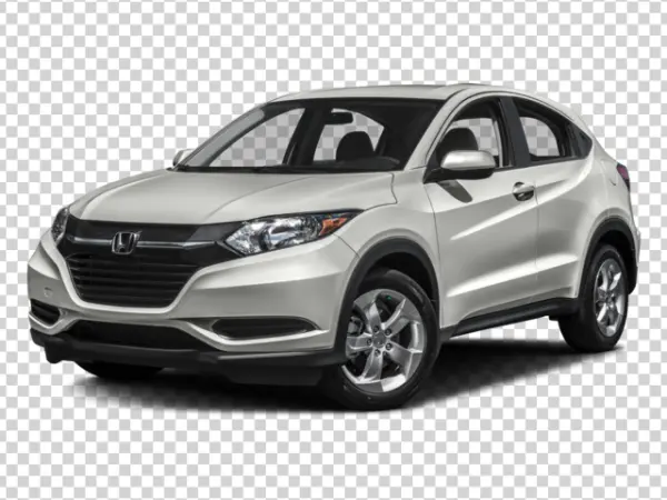 White Honda HR-V Car PNG Transparent Background