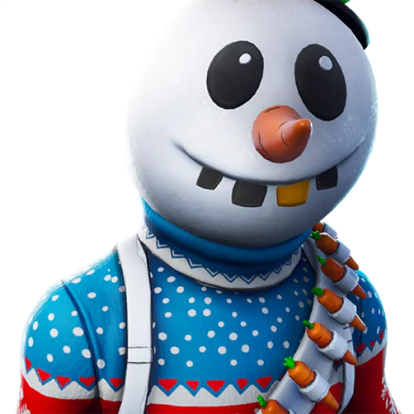 Fortnite Snowman Character PNG Transparent