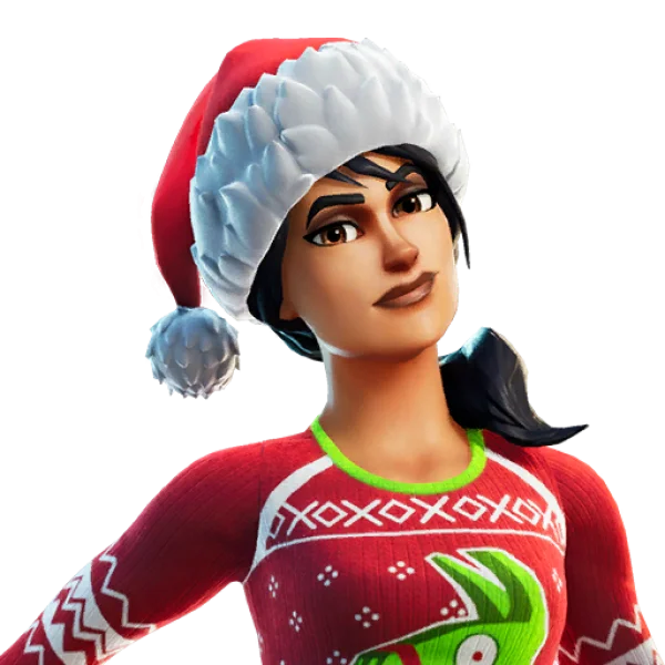 Fortnite Christmas Character PNG Transparent
