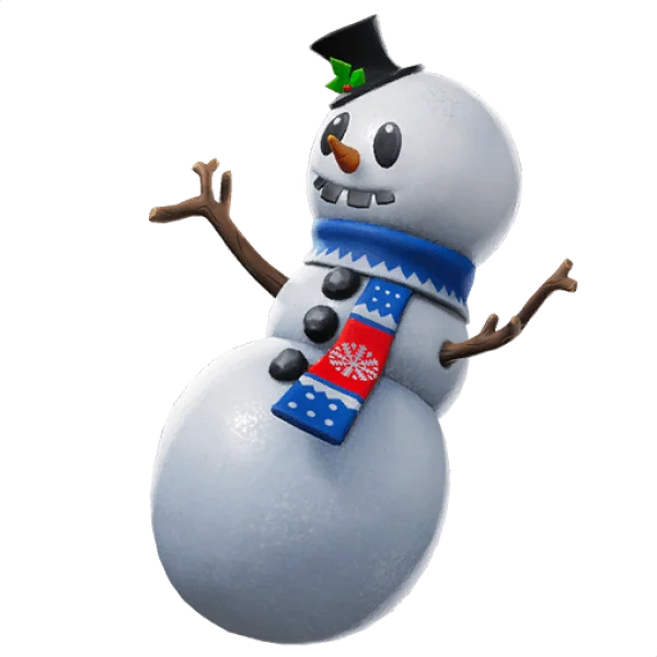 Festive Cartoon Snowman PNG Transparent