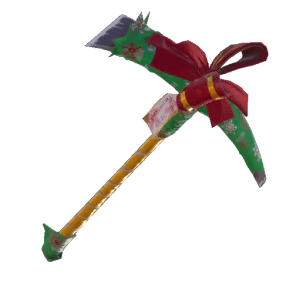 Festive Holiday Pickaxe PNG Transparent Background