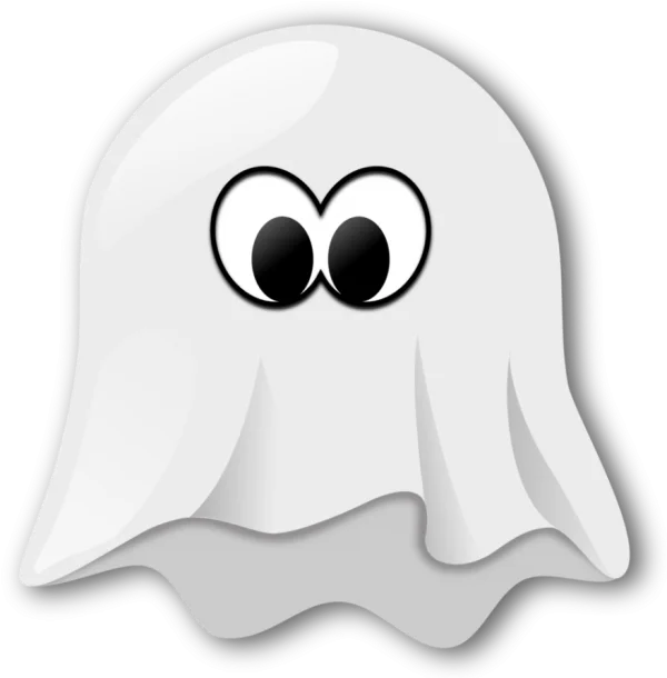 Cute Cartoon Ghost PNG Transparent Background