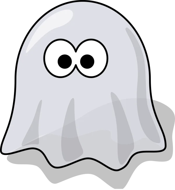 Cute Cartoon Ghost PNG Transparent Background