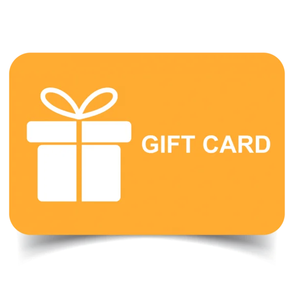 Orange Gift Card PNG Transparent Background