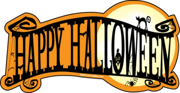 Happy Halloween Banner PNG Transparent