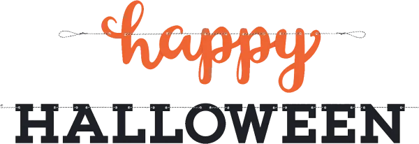 Happy Halloween Banner PNG Transparent