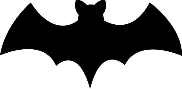 Bat Silhouette PNG Transparent Background