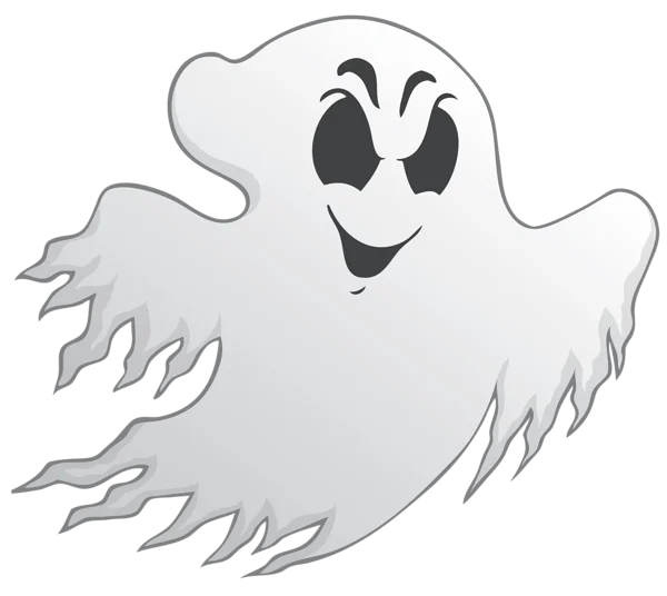 Mischievous Cartoon Ghost PNG Transparent Background