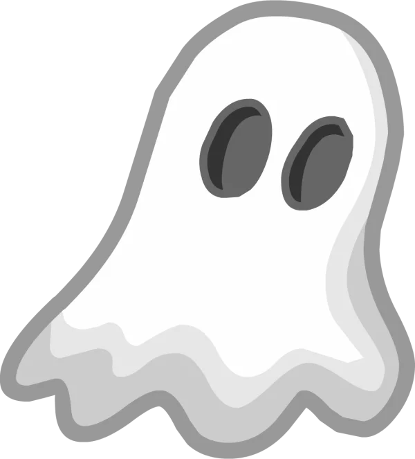 Cartoon Ghost PNG Transparent Background