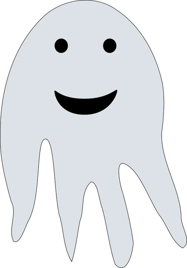 Cute Cartoon Ghost PNG Transparent Background