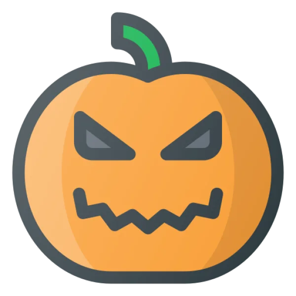 Spooky Jack-o'-lantern PNG Transparent Background
