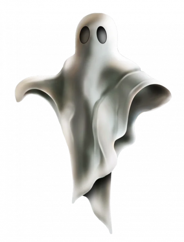 Cute Cartoon Ghost PNG Transparent Background